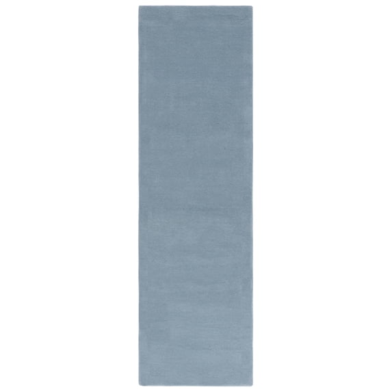 SAFAVIEH Fifth Avenue Debra Solid Runner Rug, Blue, 2'3" x 7'