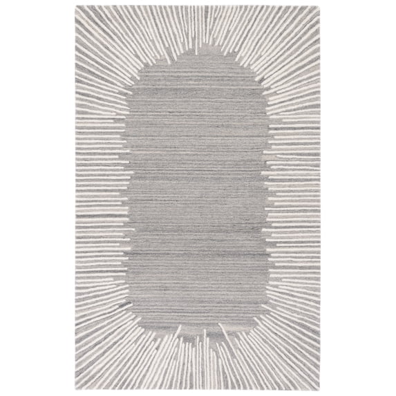 SAFAVIEH Fifth Avenue Declan Abstract Area Rug, Grey/Ivory, 3' x 5'