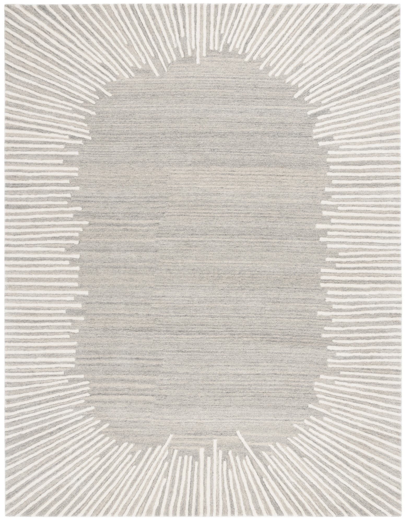SAFAVIEH Fifth Avenue Declan Abstract Area Rug, Grey/Ivory, 8' x 10'