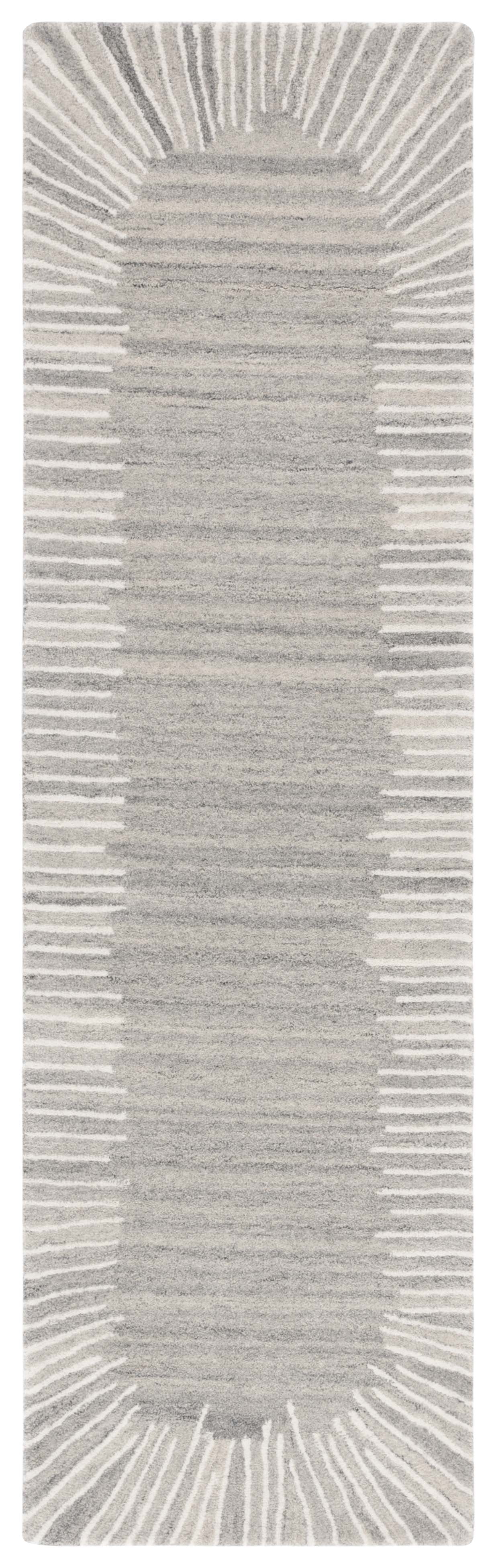 SAFAVIEH Fifth Avenue Declan Abstract Runner Rug, Grey/Ivory, 2'3" x 8'