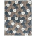 thumbnail image 1 of SAFAVIEH Fifth Avenue Dedan Geometric Wool Area Rug, Ivory/Grey, 8' x 10', 1 of 8