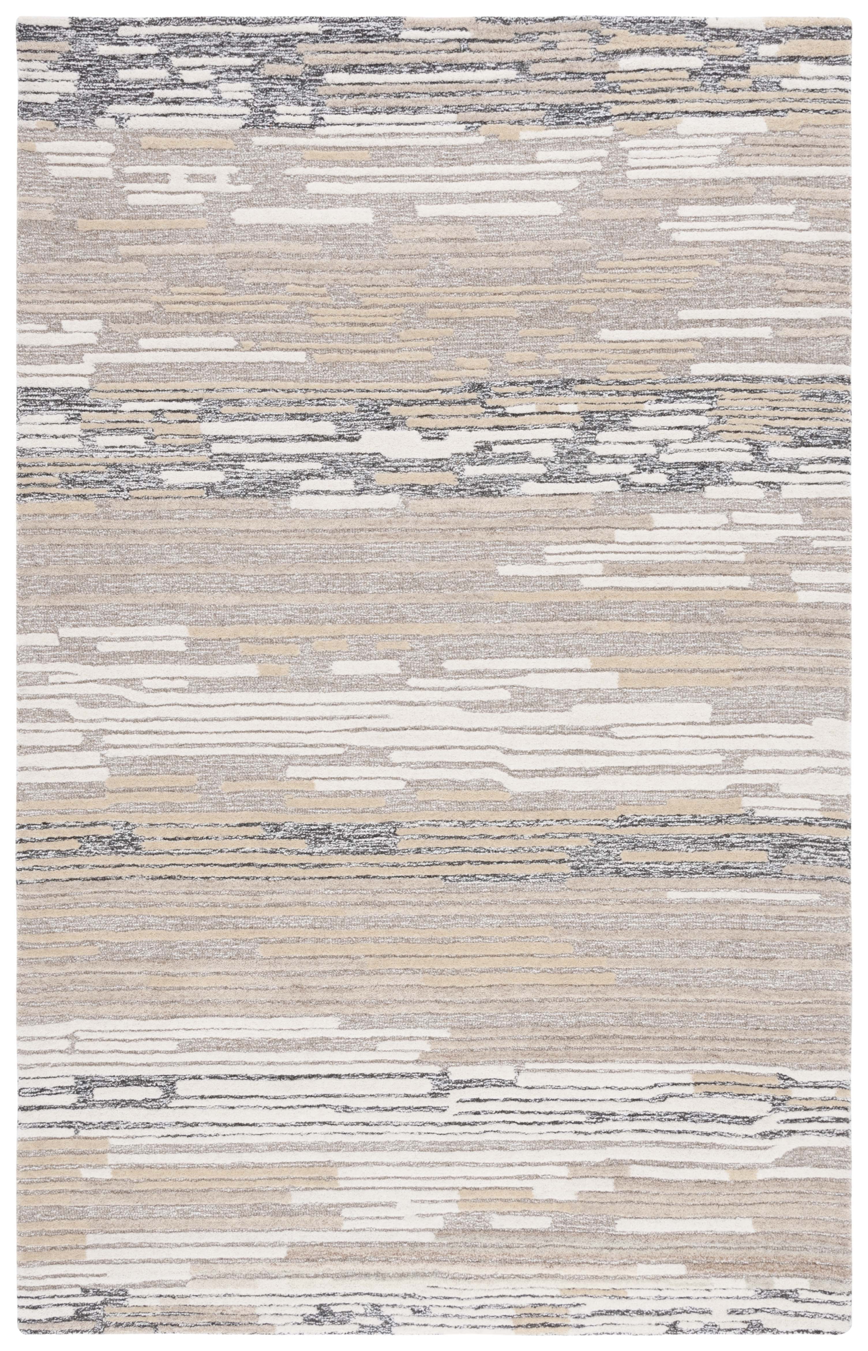 SAFAVIEH Fifth Avenue Dederick Abstract Area Rug, Natural/Beige, 4' x 6'