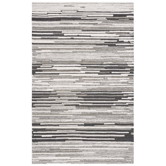 SAFAVIEH Fifth Avenue Dedrick Abstract Area Rug, Natural/Grey, 4' x 6'