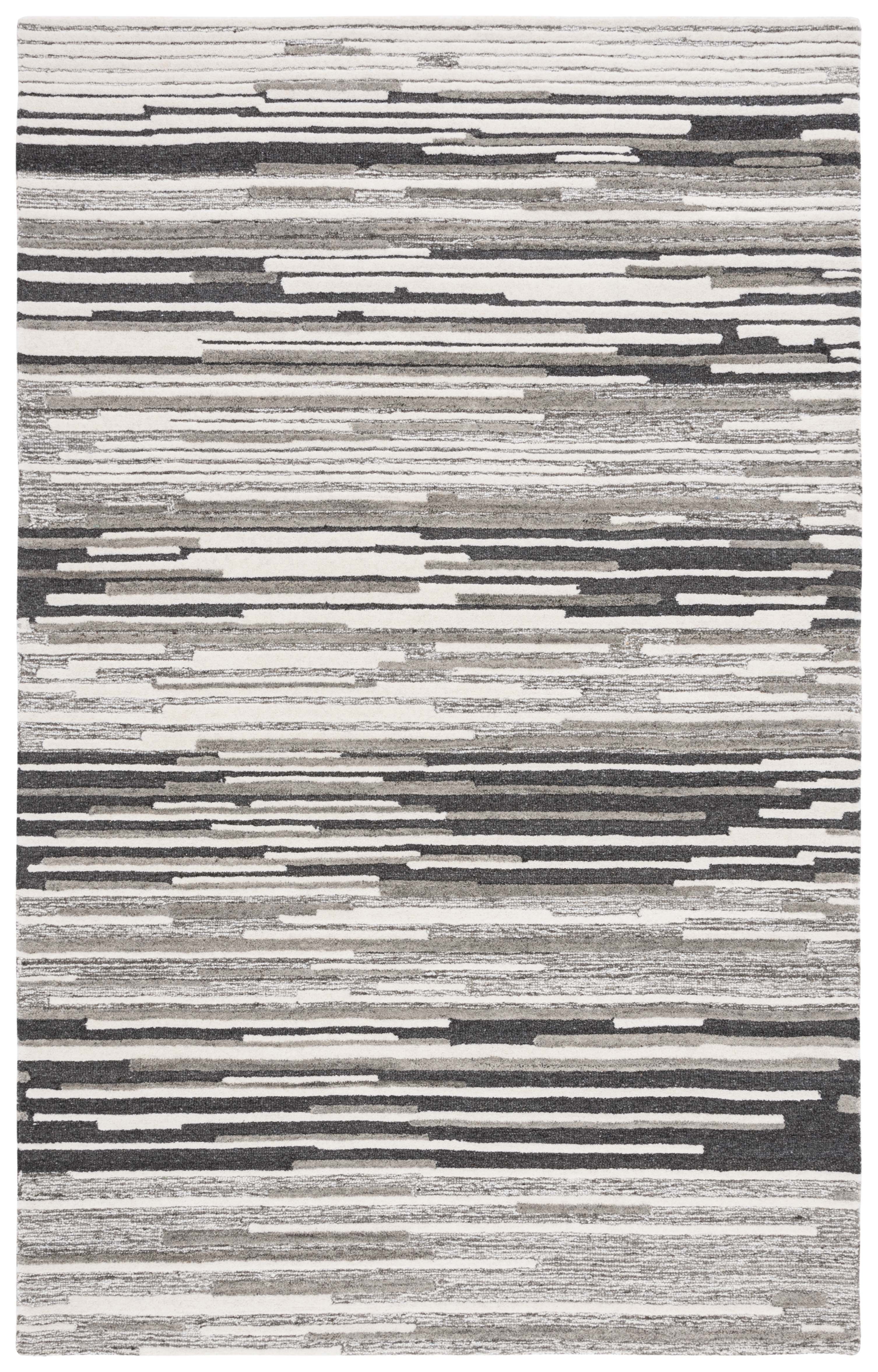 SAFAVIEH Fifth Avenue Dedrick Abstract Area Rug, Natural/Grey, 5' x 8'