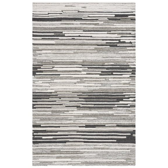 SAFAVIEH Fifth Avenue Dedrick Abstract Area Rug, Natural/Grey, 5' x 8'
