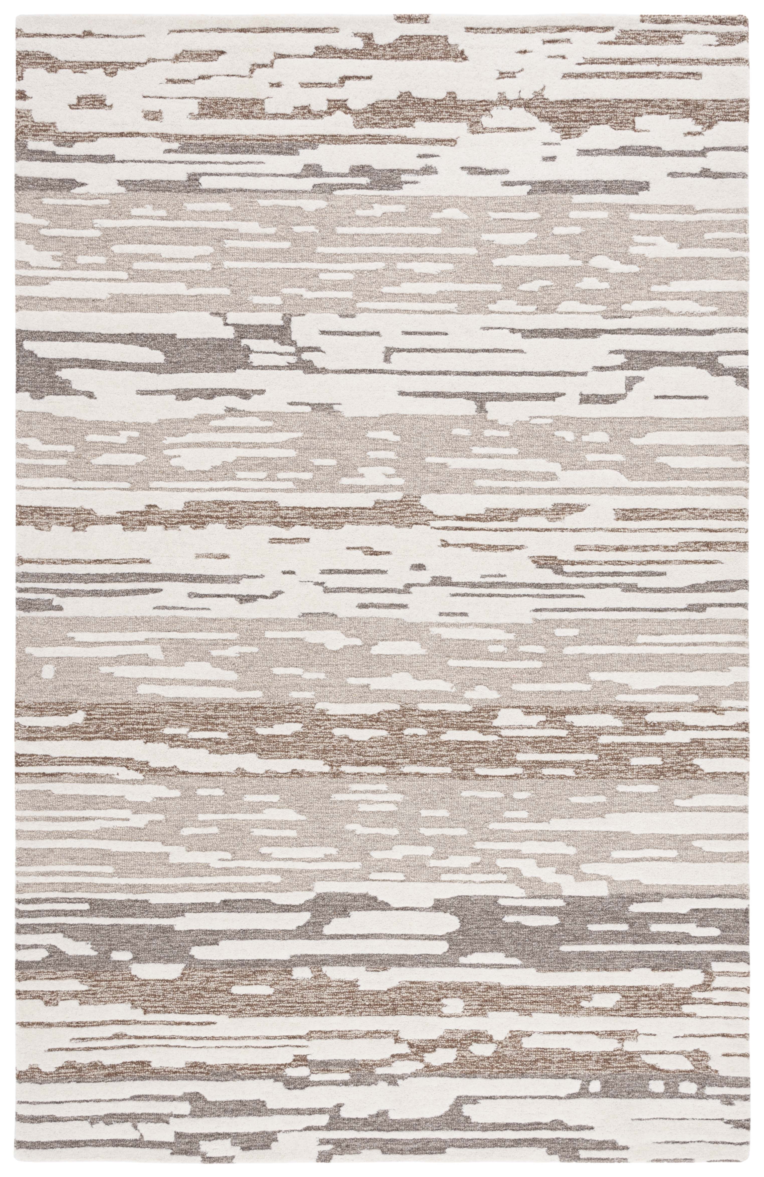 SAFAVIEH Fifth Avenue Deemer Abstract Area Rug, Natural/Brown, 3' x 5'