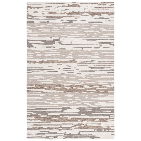 SAFAVIEH Fifth Avenue Deemer Abstract Area Rug, Natural/Brown, 3' x 5'