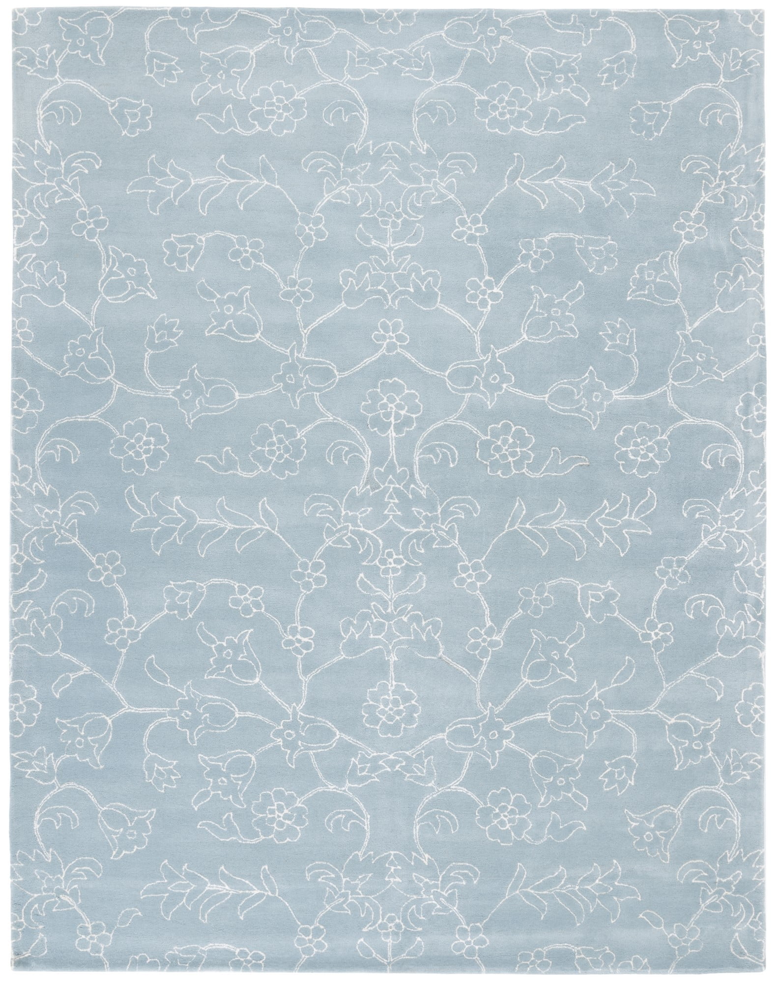 SAFAVIEH Fifth Avenue Deena Floral Area Rug, Blue/Ivory, 8' x 10'