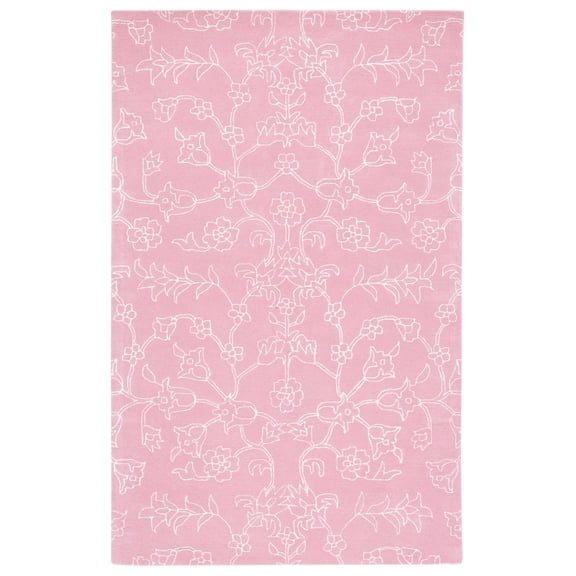 SAFAVIEH Fifth Avenue Deena Floral Area Rug, Pink/Ivory, 4' x 6'