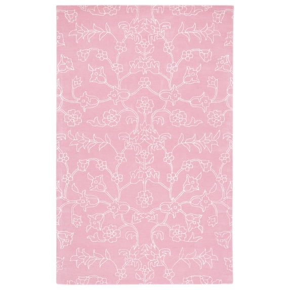 SAFAVIEH Fifth Avenue Deena Floral Area Rug, Pink/Ivory, 6' x 9'