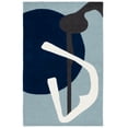 thumbnail image 1 of SAFAVIEH Fifth Avenue Deforrest Abstract Area Rug, Blue/Ivory, 6' x 9', 1 of 8