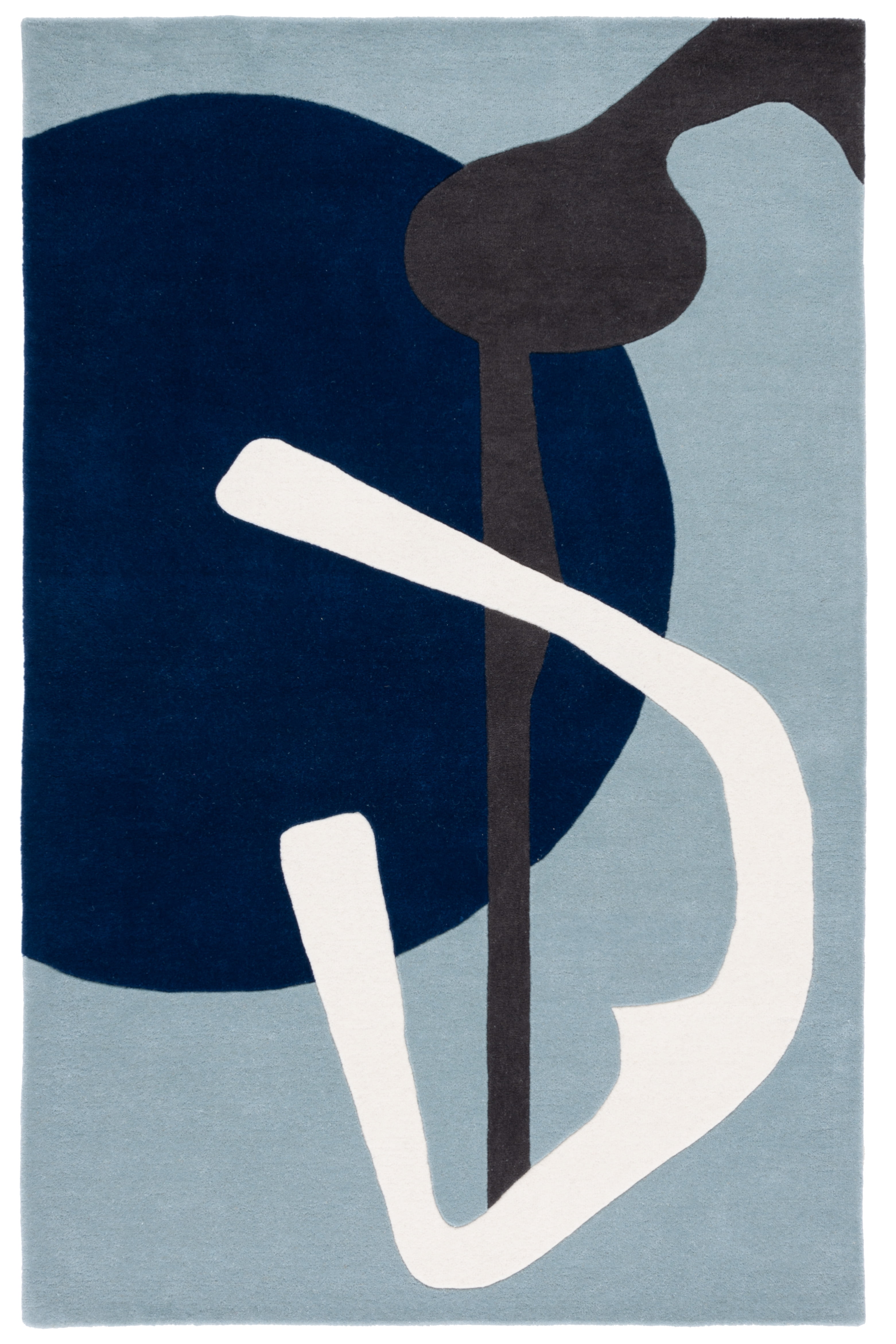 SAFAVIEH Fifth Avenue Deforrest Abstract Area Rug, Blue/Ivory, 8' x 10'