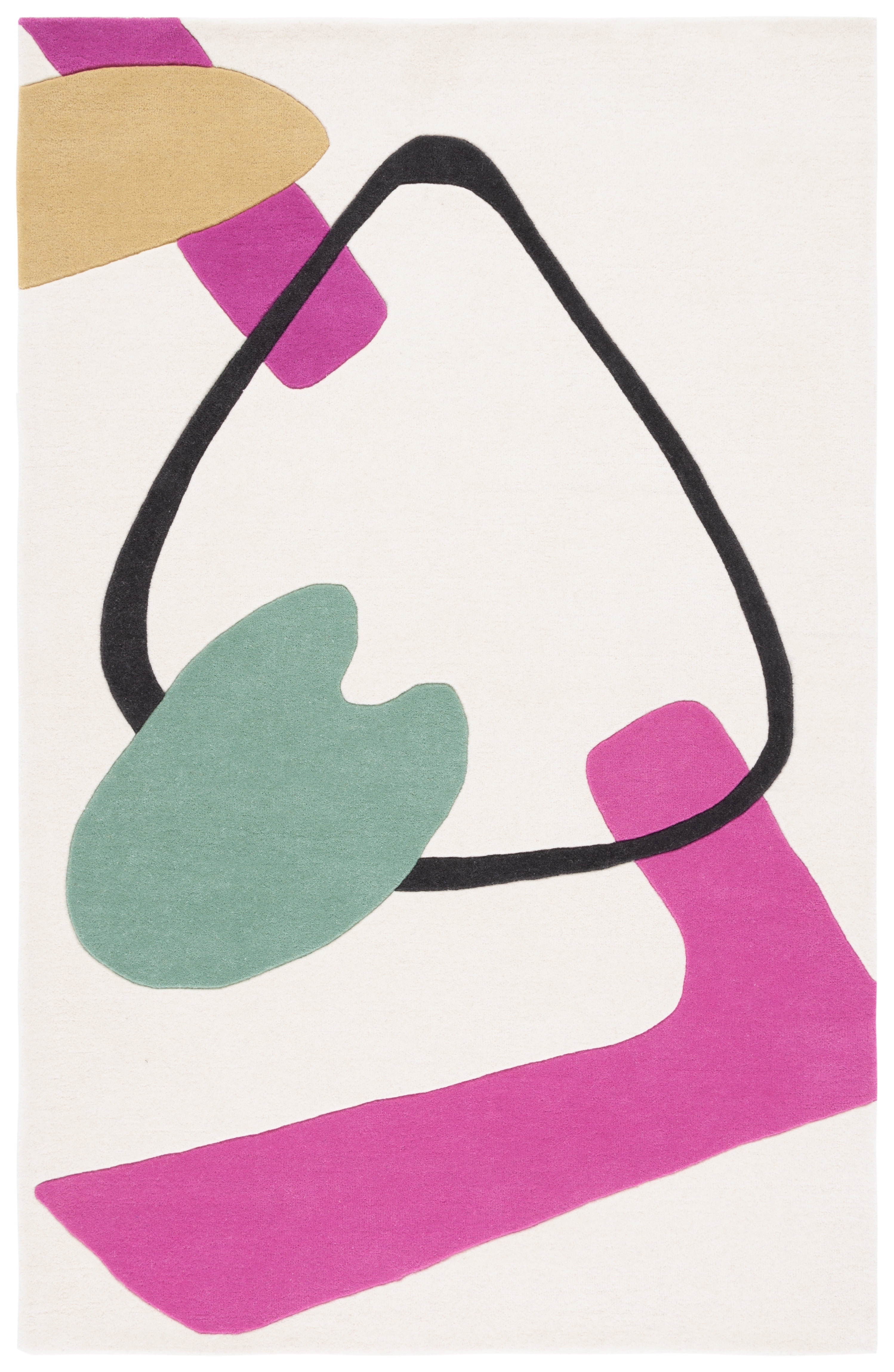 SAFAVIEH Fifth Avenue Deion Abstract Area Rug, Ivory/Pink, 8' x 10'