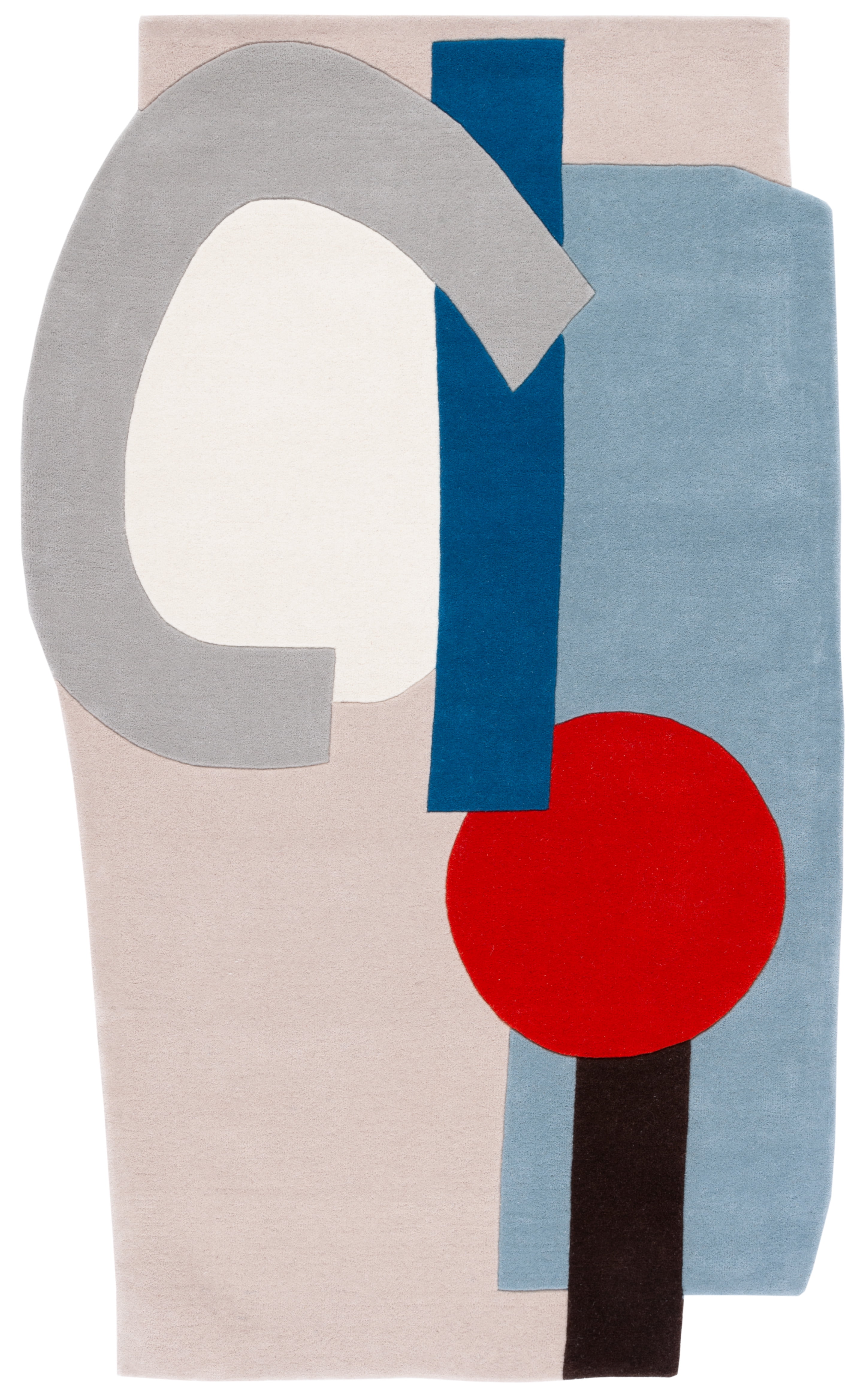 SAFAVIEH Fifth Avenue Deitra Abstract Area Rug, Beige/Blue, 8' x 10'