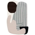 thumbnail image 1 of SAFAVIEH Fifth Avenue Delaney Abstract Area Rug, Ivory/Brown, 5' x 8', 1 of 8