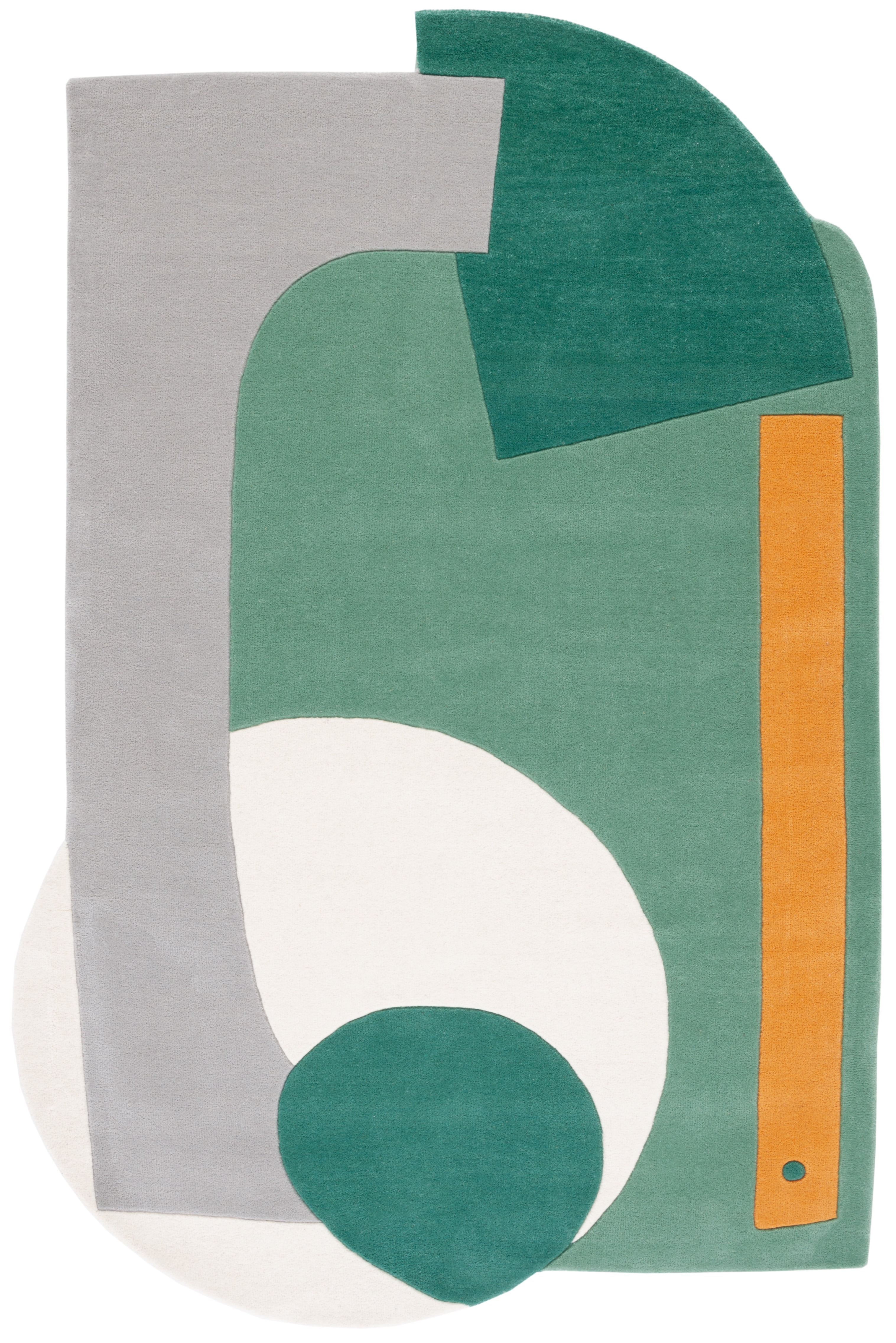 SAFAVIEH Fifth Avenue Delbert Abstract Area Rug, Green/Ivory, 6' x 9'
