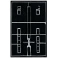thumbnail image 1 of SAFAVIEH Fifth Avenue Della Abstract Runner Rug, Black/Ivory, 2'3" x 8', 1 of 7