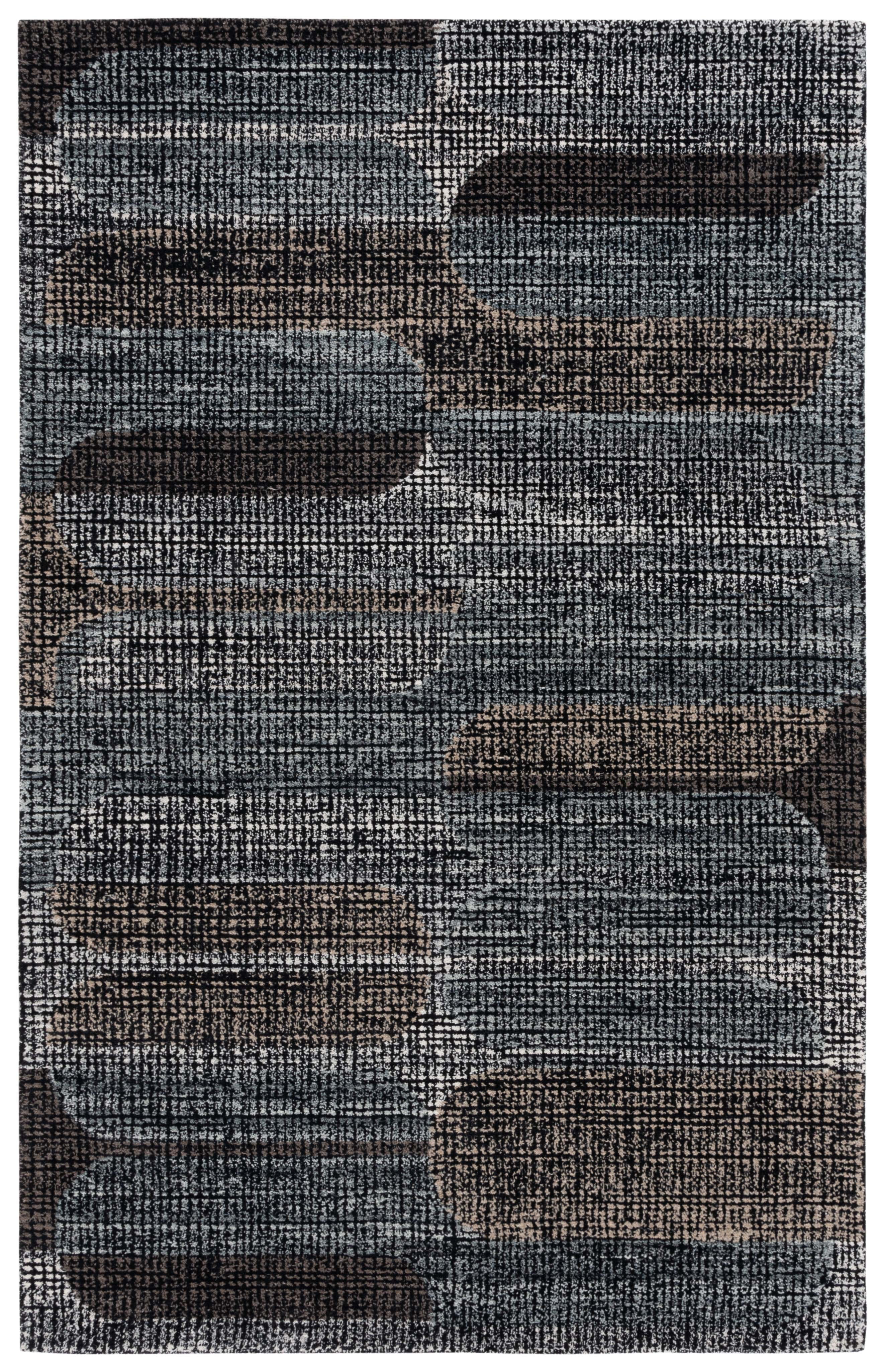 SAFAVIEH Fifth Avenue Delroy Abstract Area Rug, Grey/Beige, 5' x 8'