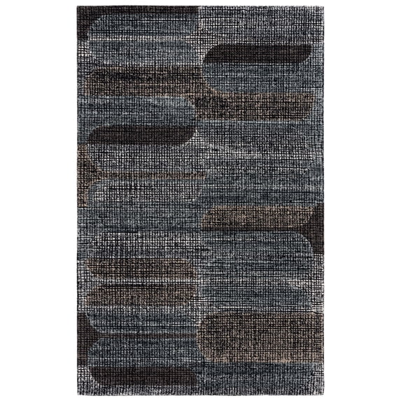 SAFAVIEH Fifth Avenue Delroy Abstract Area Rug, Grey/Beige, 6' x 9'