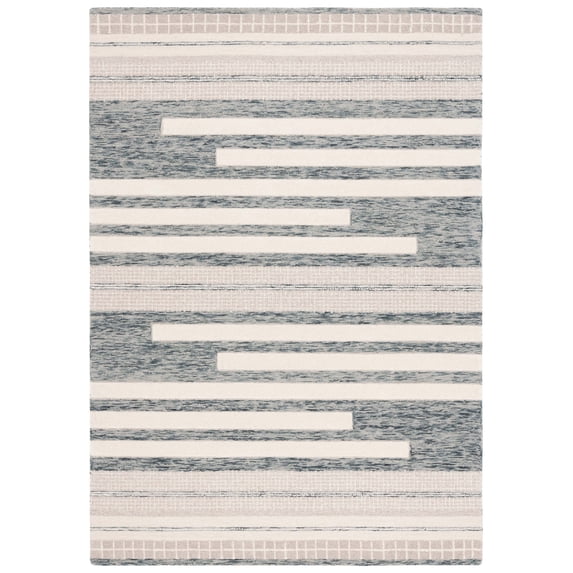SAFAVIEH Fifth Avenue Denica Abstract Area Rug, Charcoal/Ivory, 3' x 5'