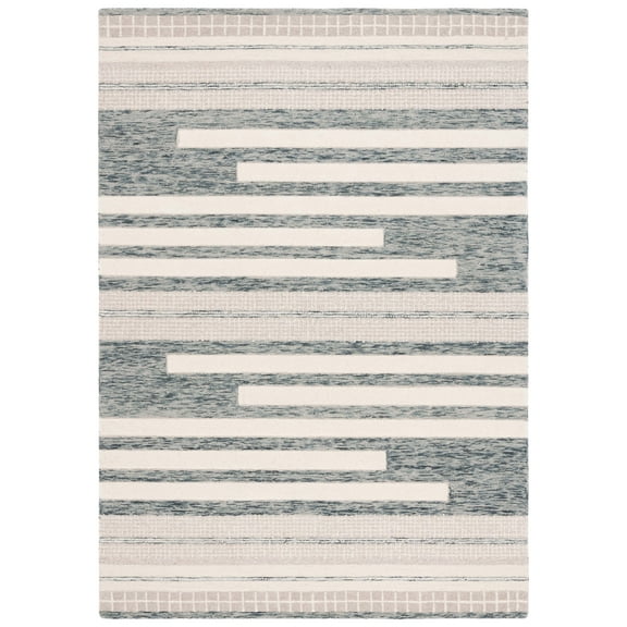 SAFAVIEH Fifth Avenue Denica Abstract Area Rug, Charcoal/Ivory, 5' x 8'