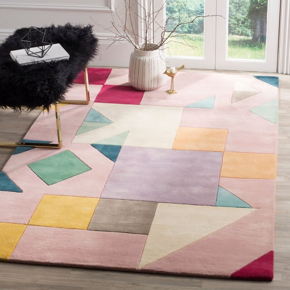 SAFAVIEH Fifth Avenue Giuseppe Southwestern Area Rug, Pink/Multi, 5' x 8'