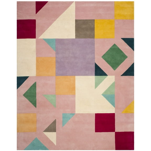 SAFAVIEH Fifth Avenue Giuseppe Southwestern Area Rug, Pink/Multi, 9' x 12'