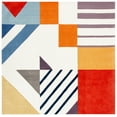 thumbnail image 1 of SAFAVIEH Fifth Avenue Louis Southwestern Area Rug, Ivory/Multi, 3' x 3' Square, 1 of 5