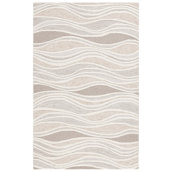 SAFAVIEH Fifth Avenue Taylan Abstract Area Rug, Natural/Ivory, 8' x 10'