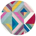 thumbnail image 1 of SAFAVIEH Fifth Avenue Weldon Geometric Area Rug, Grey/Multi, 7' x 7' Round, 1 of 5