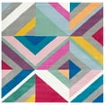 thumbnail image 1 of SAFAVIEH Fifth Avenue Weldon Geometric Area Rug, Grey/Multi, 7' x 7' Square, 1 of 5