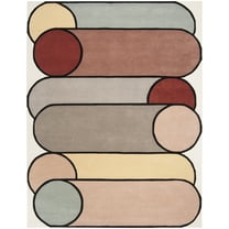 SAFAVIEH Fifth Avenue Wesley Abstract Area Rug, Ivory/Multi, 9' x 12'