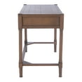 thumbnail image 1 of SAFAVIEH Filbert Solid Retro 2-Drawer Writing Desk, Brown, 1 of 14