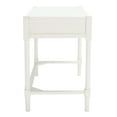 thumbnail image 1 of SAFAVIEH Filbert Solid Retro 2-Drawer Writing Desk, Distressed White, 1 of 14