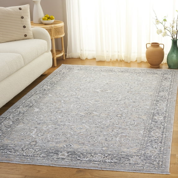Safavieh Finley Andrina Floral Area Rug, Gray/Light Gray, 4' x 6'