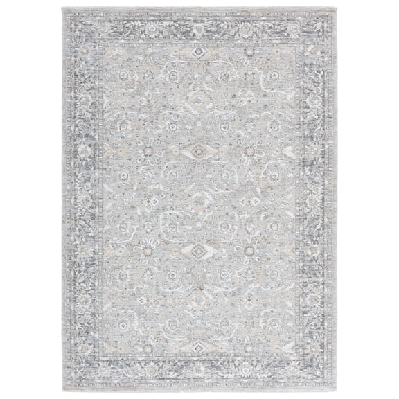 SAFAVIEH Finley Andrina Floral Area Rug, Grey/Light Grey, 8' x 10'