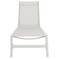 thumbnail image 1 of SAFAVIEH Fionne Outdoor Patio Sun Lounger, Silver/Beige, 1 of 14