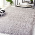 thumbnail image 1 of Safavieh Flokati Augustin Solid Shag Area Rug, Silver, 6'7" x 9', 1 of 11