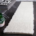 thumbnail image 1 of Safavieh Flokati Augustin Solid Shag Runner Rug, Ivory, 2'3" x 10', 1 of 11