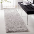 thumbnail image 1 of Safavieh Flokati Lavena Solid Polyester Shag Runner Rug, Light Gray, 2'2" x 8', 1 of 10