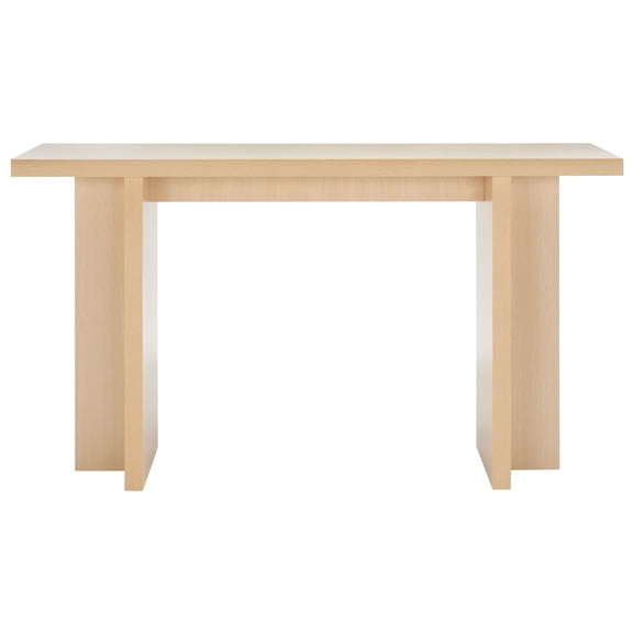 SAFAVIEH Florence Modern Large Rectangle Console Table, Natural (52 in. W x 13.8 in. D x 29.9 in. H)