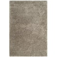 thumbnail image 1 of SAFAVIEH Florence Waverly Solid Polyester Shag Area Rug, Silver, 4' x 6', 1 of 3