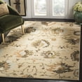 thumbnail image 1 of SAFAVIEH Florenteen Franklin Abstract Floral Area Rug, Ivory/Brown, 9' x 12', 1 of 9