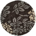 thumbnail image 1 of SAFAVIEH Florida Benton Floral Shag Area Rug, Dark Brown/Grey, 6'7" x 6'7" Round, 1 of 8