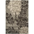 thumbnail image 1 of SAFAVIEH Florida Benton Floral Shag Area Rug, Smoke/Dark Brown, 4' x 4' Round, 1 of 4