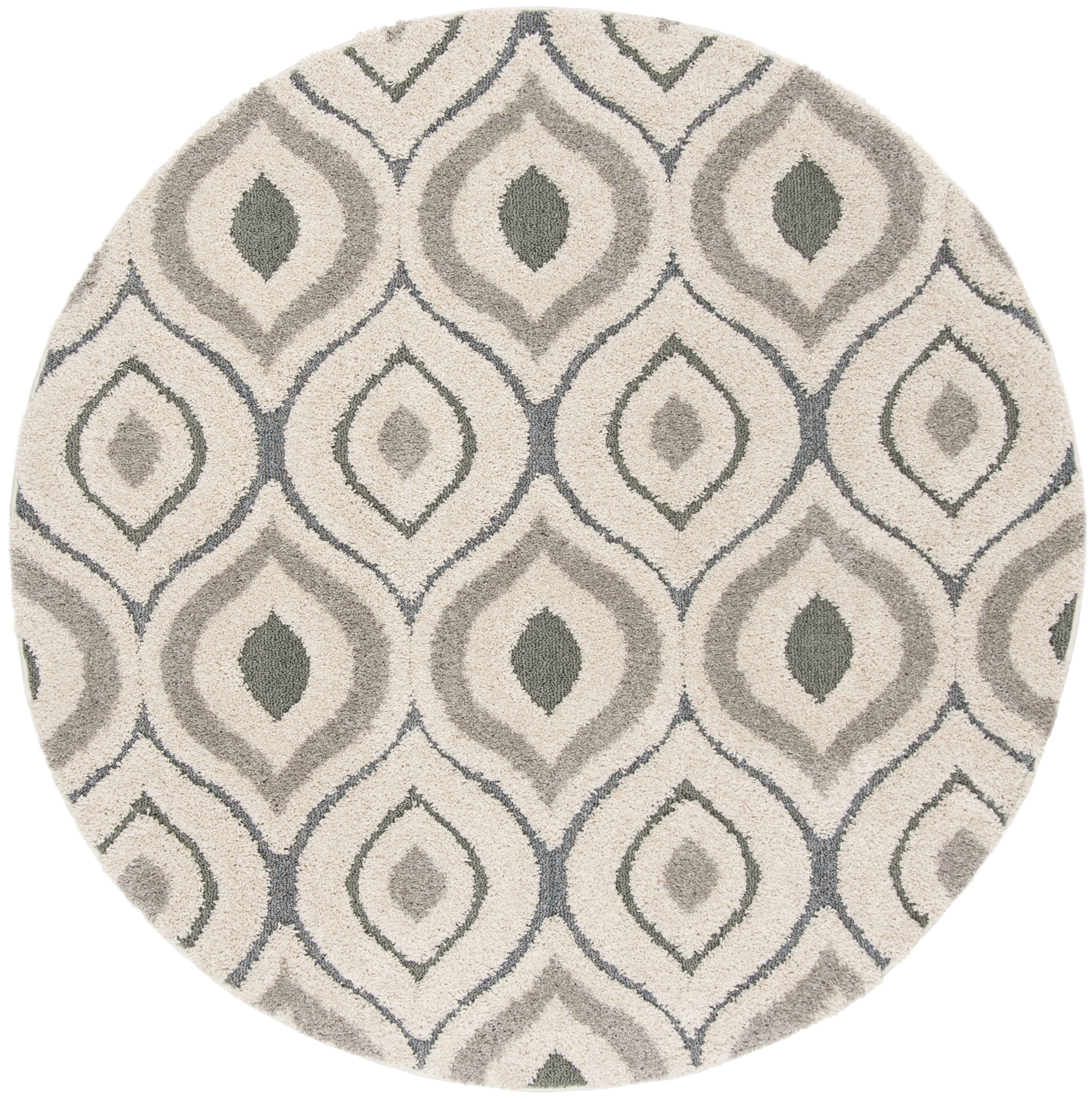 SAFAVIEH Arctic Shag Isolde Solid Area Rug, Taupe, 2' x 3'