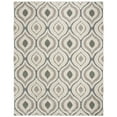 thumbnail image 1 of SAFAVIEH Florida Declan Geometric Shag Area Rug, Cream/Light Blue, 4' x 4' Square, 1 of 11