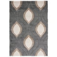 thumbnail image 1 of SAFAVIEH Florida Declan Geometric Shag Area Rug, Grey/Ivory, 8' x 10', 1 of 6