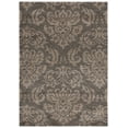 thumbnail image 1 of SAFAVIEH Florida Desmond Damask Shag Area Rug, Smoke/Beige, 8'6" x 12', 1 of 9