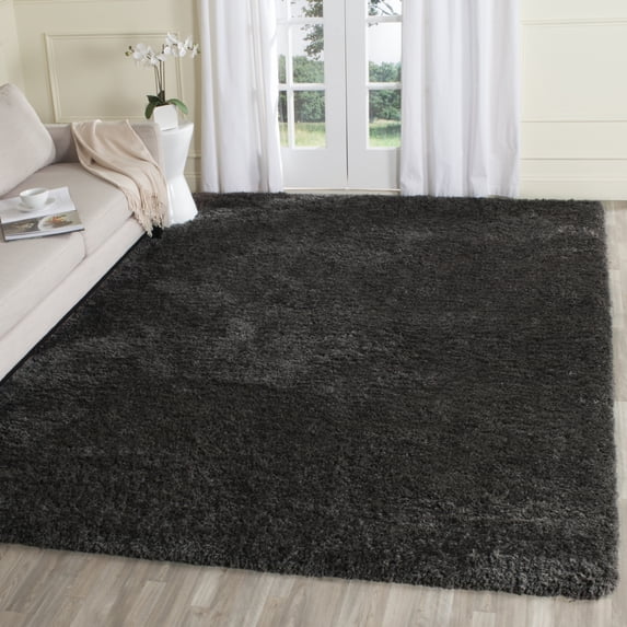 SAFAVIEH Florida Donald Floral Shag Area Rug, Beige/Cream, 4' x 4' Round